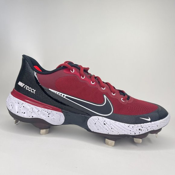 Nike Alpha Huarache Elite 3 Low Crimson Black Baseball Cleats. Size 8 CK0746-603 main image 5